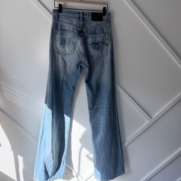 R13 Jane High Waisted Wide Leg Jeans - 27 (fits small) - Picture 4 of 17